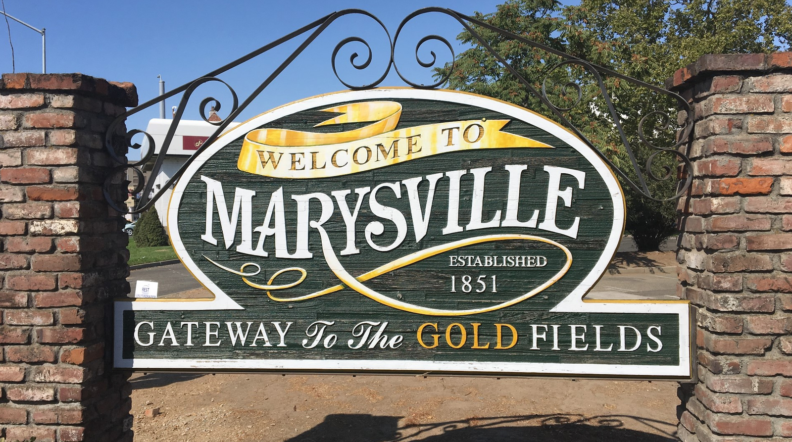 Welcome to Marysville WA community sign